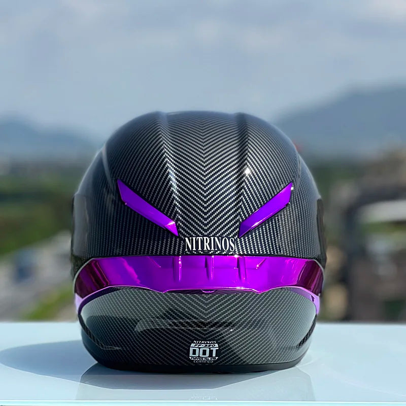 Casque moto intégral carbone - Helmetix VIG 100