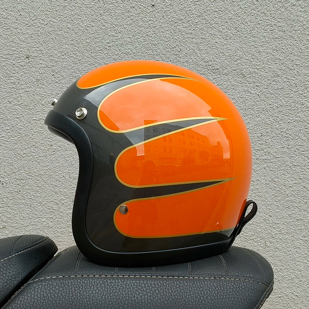 Casque moto style vintage - Helmetix TM 700