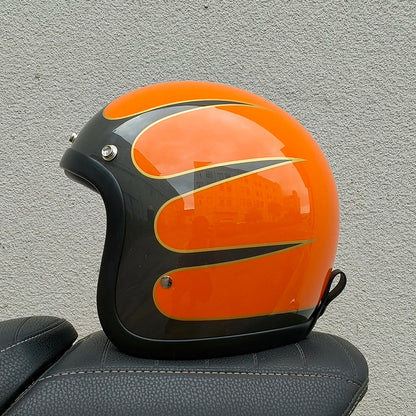 Casque moto style vintage - Helmetix TM 700