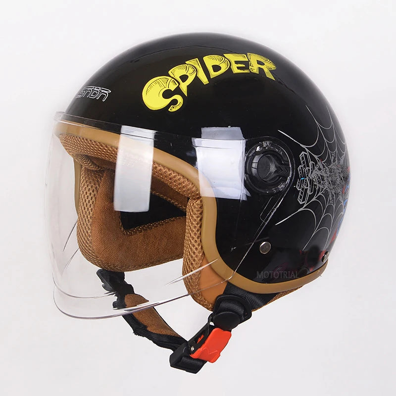 Casque moto enfant 4 ans / 5 ans / 6 ans - Helmetix BD 78