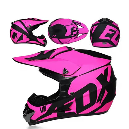 Casque moto cross enfant 6 ans - Helmetix RDX 75