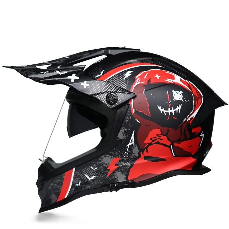 Casque moto cross femme - Helmetix LX 54