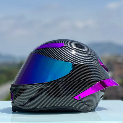 Casque moto intégral carbone - Helmetix VIG 100