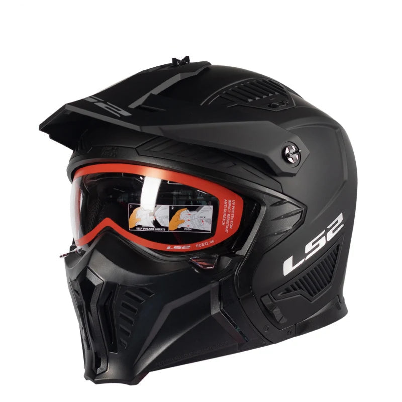 Casque moto cross avec visière - LS2 OF606