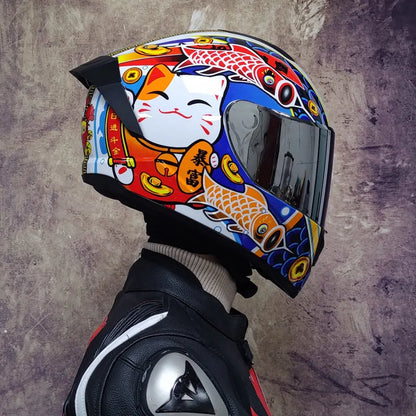 Casque moto noir - Helmetix LPX 456