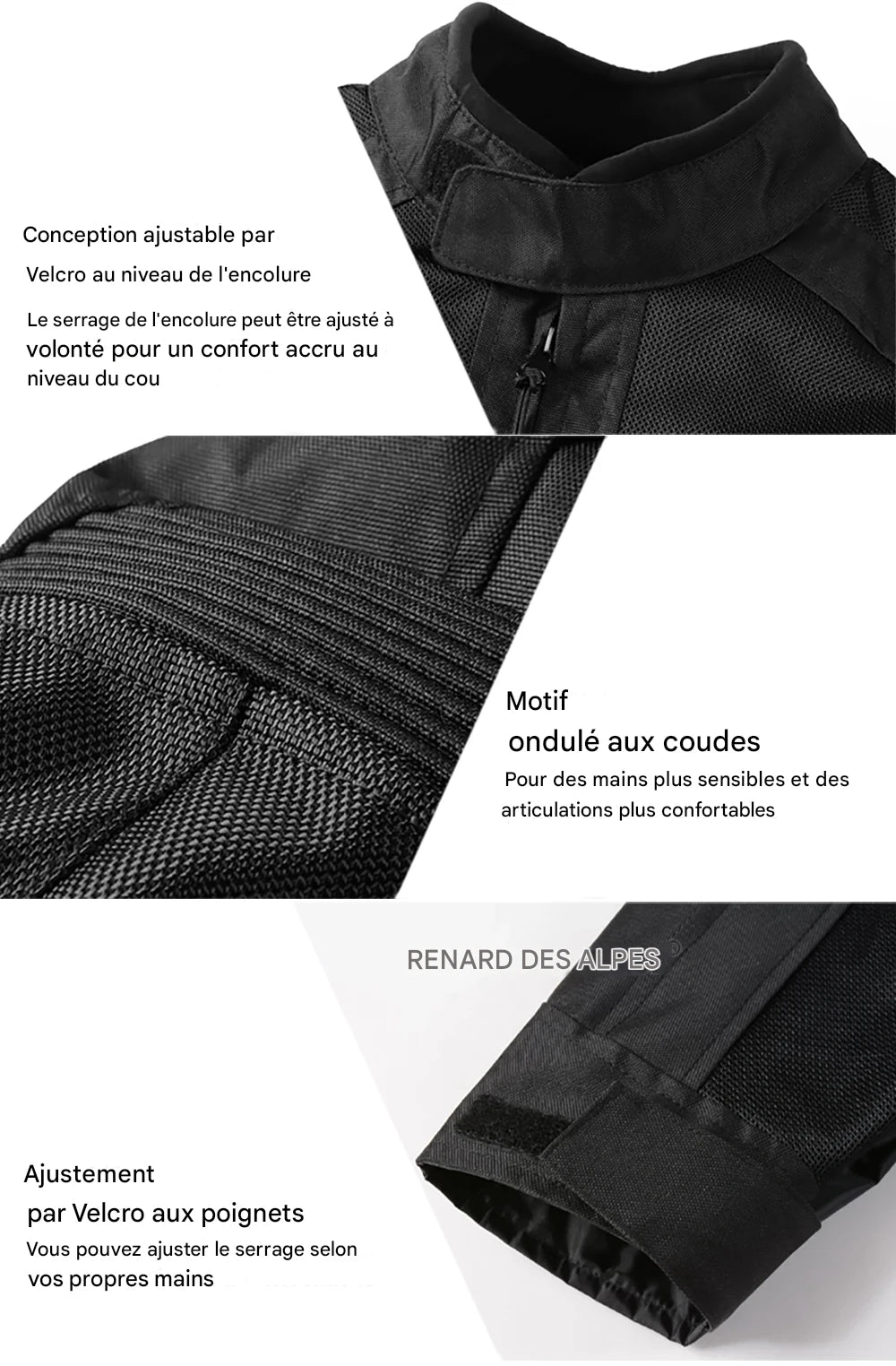 veste moto été homme (ECE) - HELMETIX TPO 236