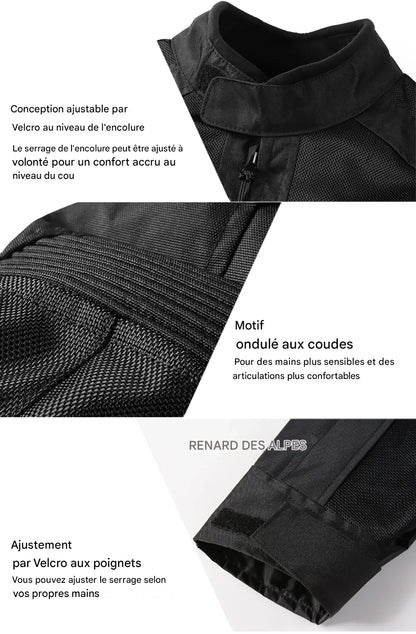 veste moto été homme (ECE) - HELMETIX TPO 236