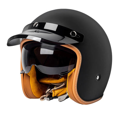 Casque moto jet avec casquette - Helmetix Vix 1734