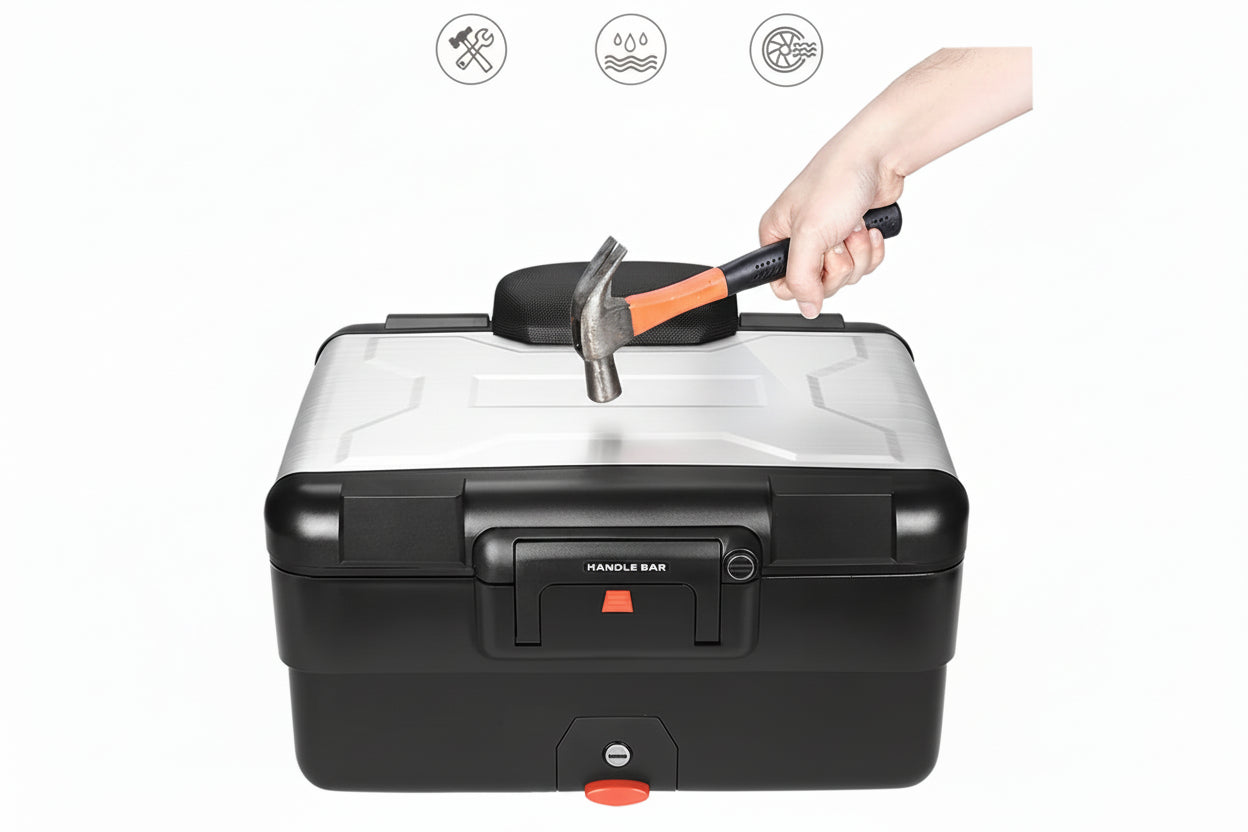 top case aluminium - Helmetix GH550