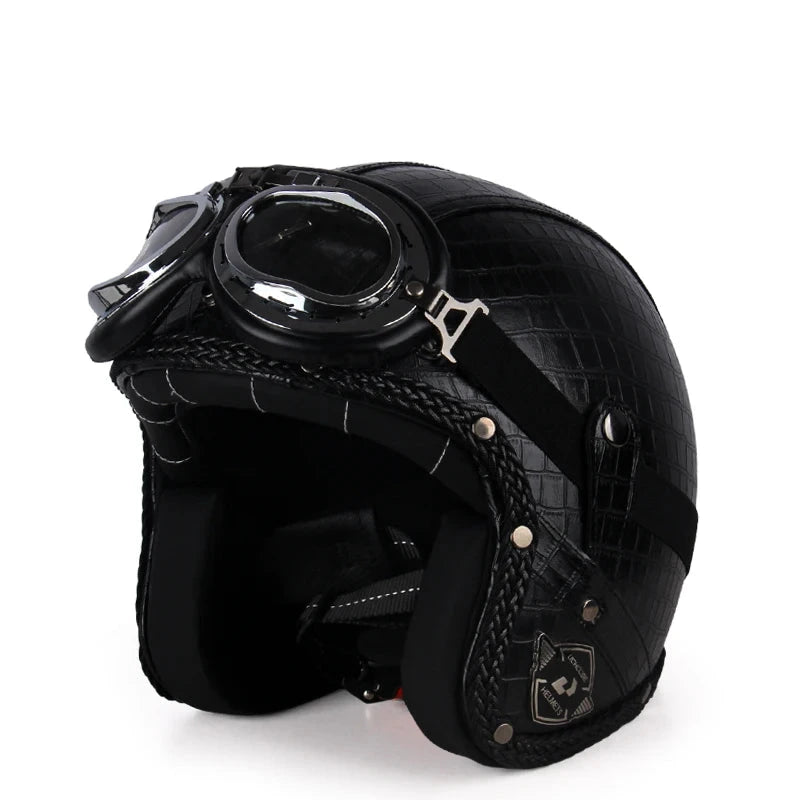 Casque moto jet vintage - Helmetix C800