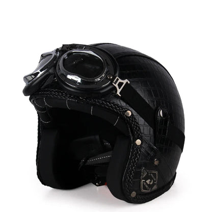 Casque moto jet vintage - Helmetix C800