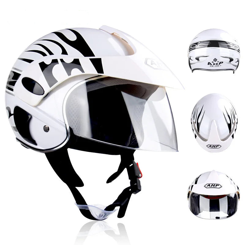 Casque moto enfant 3 ans - Helmetix SNB 26