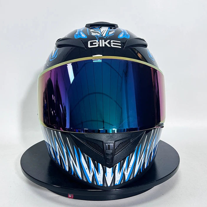 Casque moto avec dent - Helmetix MXT 850