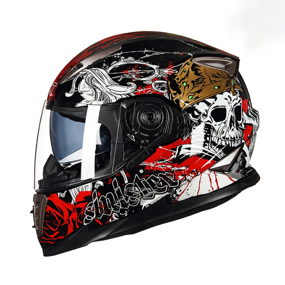 Casque intégral moto insonorisé - Helmetix HPI 59