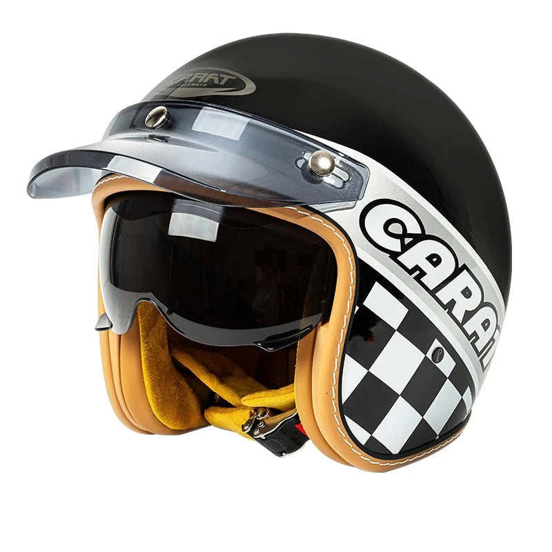 Casque moto retro vintage - Helmetix C500