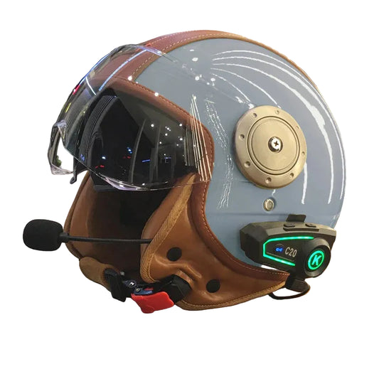 casque moto intercom / Vintage - helmetix BGX 986