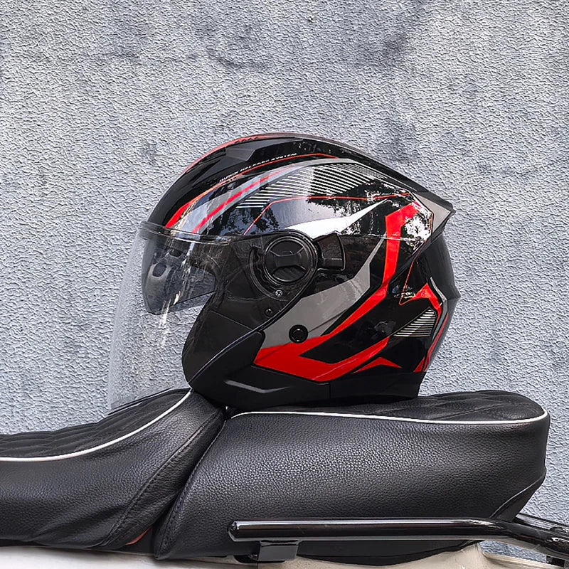 Casque moto jet homme - Helmetix PS 98
