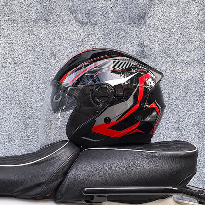 Casque moto jet homme - Helmetix PS 98