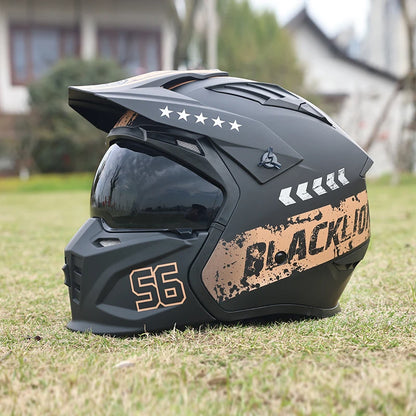 Casque moto cross vintage - HELMETIX VIX 1475