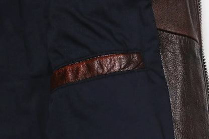 veste moto en cuir homme - helmetix CP 100