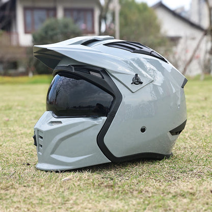 Casque moto cross vintage - HELMETIX VIX 1475