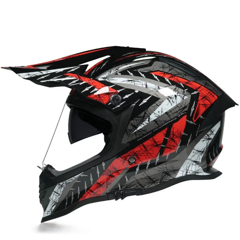 Casque moto cross femme - Helmetix LX 54