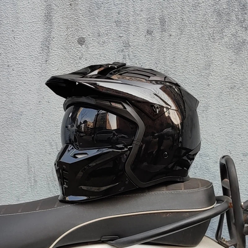Casque moto vintage integral - Helmetix IPLM 56