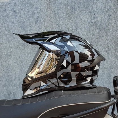 Casque moto cross carbone - Helmetix LX 56