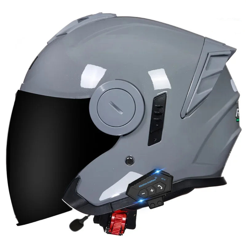 Casque moto jet bluetooth - Helmetix PSP 26