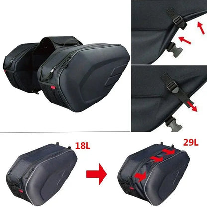 Sacoche cavalière moto sans support - Helmetix BMH 230