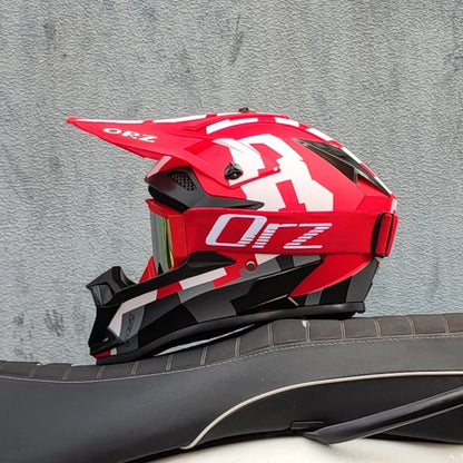 casque moto cross avec lunette - Helmetix LX 58