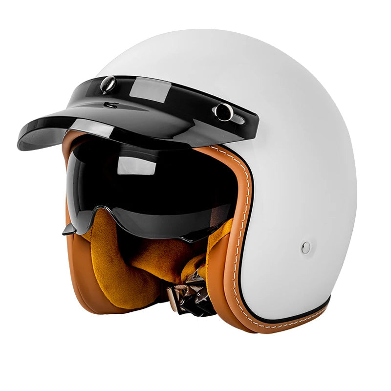 Casque moto jet avec casquette - Helmetix Vix 1734