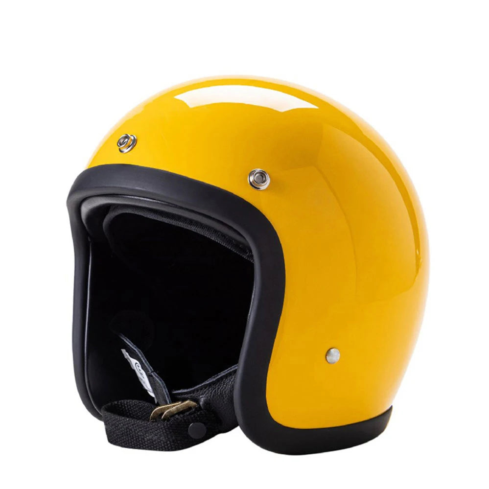 Casque moto blanc vintage - Helmetix BKL 1852