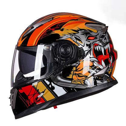 Casque intégral moto insonorisé - Helmetix HPI 59
