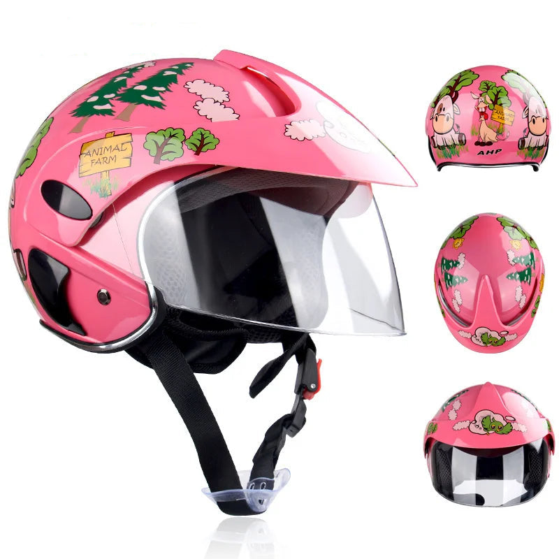 Casque moto enfant 3 ans - Helmetix SNB 26