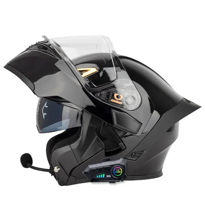 Casque moto modulable bluetooth intégré - HELMETIX B25