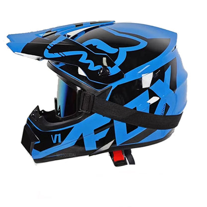 Casque moto cross rose - Helmetix SPX 88