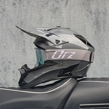 casque moto cross avec lunette - Helmetix LX 58