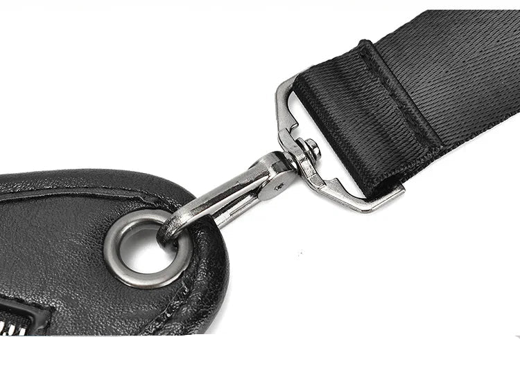 Sacoche de jambe moto cuir - Helmetix vyk 89