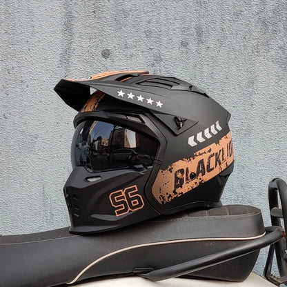 Casque moto vintage integral - Helmetix IPLM 56