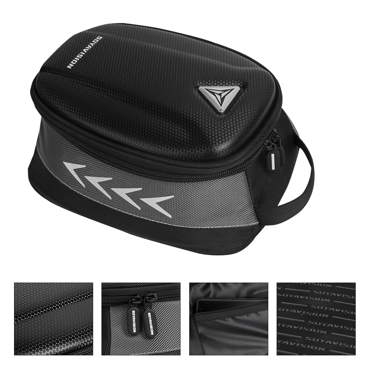 Mini sacoche réservoir moto - Helmetix SDF 874