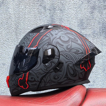 Casque moto modulable avec intercom intégré - Helmetix OKM 410