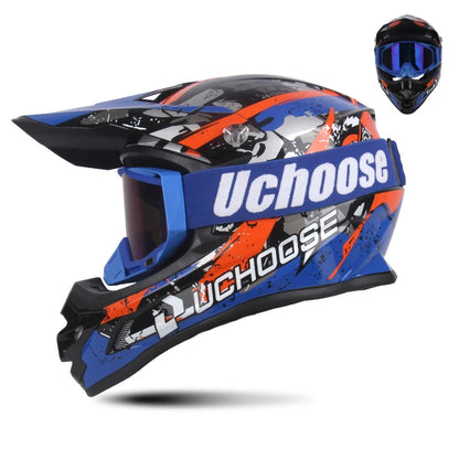 Casque moto cross noir - Helmetix MP 73