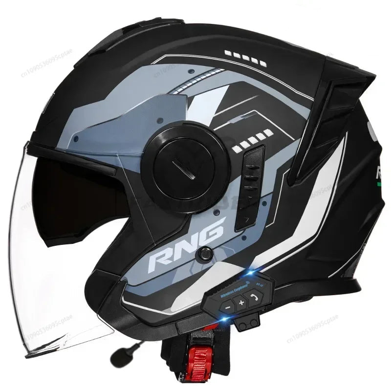 Casque moto jet bluetooth - Helmetix PSP 26