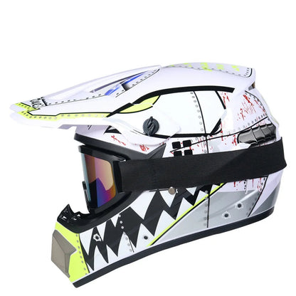 Casque moto cross enfant 10 ans / 8 ans - Helmetix RDX 69