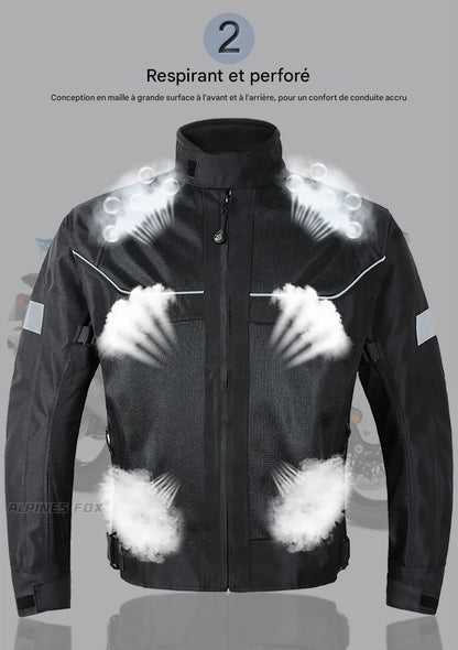 veste moto été homme (ECE) - HELMETIX TPO 236