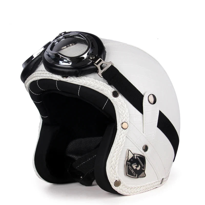 Casque moto jet vintage - Helmetix C800