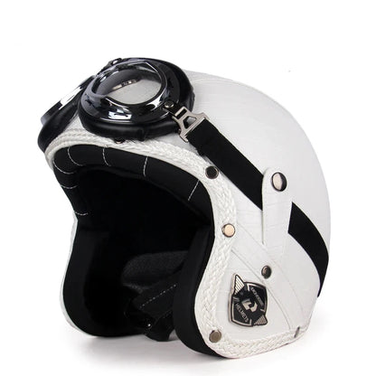 Casque moto jet vintage - Helmetix C800