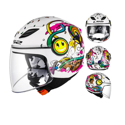 Casque moto enfant 50 cm - Helmetix JRK 34