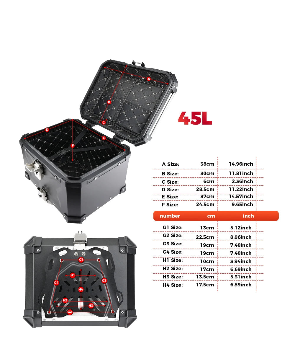 top case moto - Helmetix MXV 20